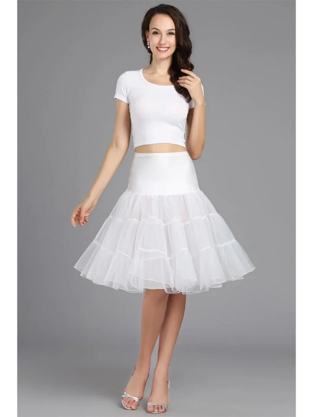 Vintage 50s Style Petticoat Half Slip Tutu Underskirt Crinoline Rockabilly 25.59